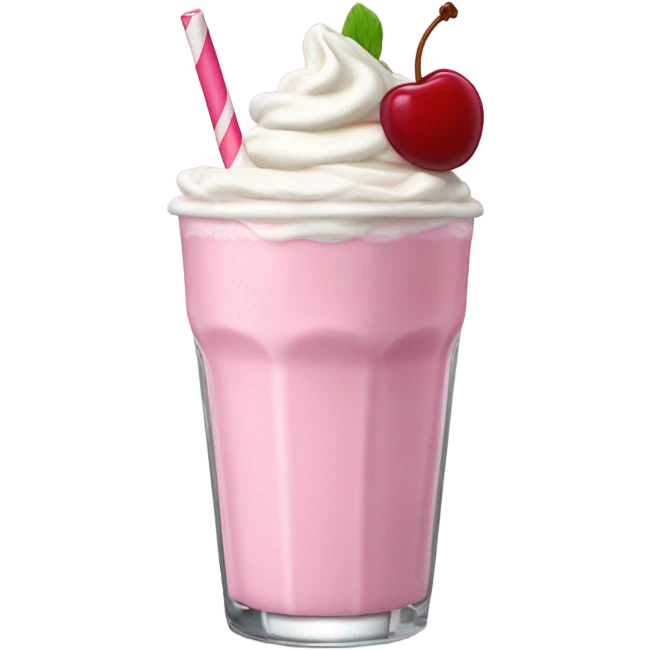 Pink Milkshake emoji