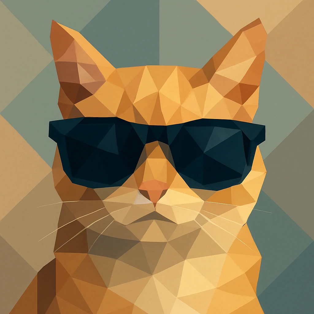 Cat wearing sunglasses emoji