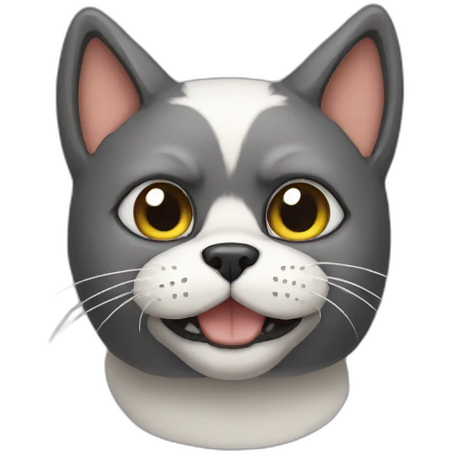 cat wearing a dog mask emoji
