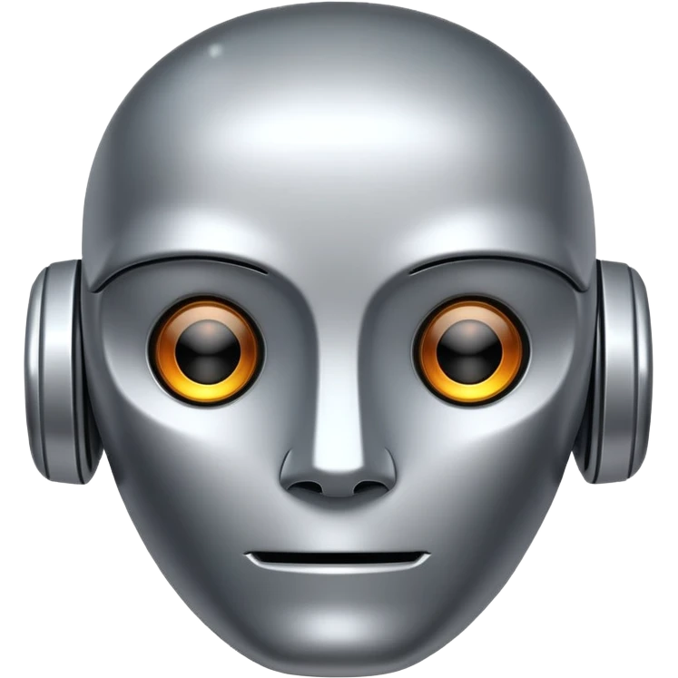 robot face emoji