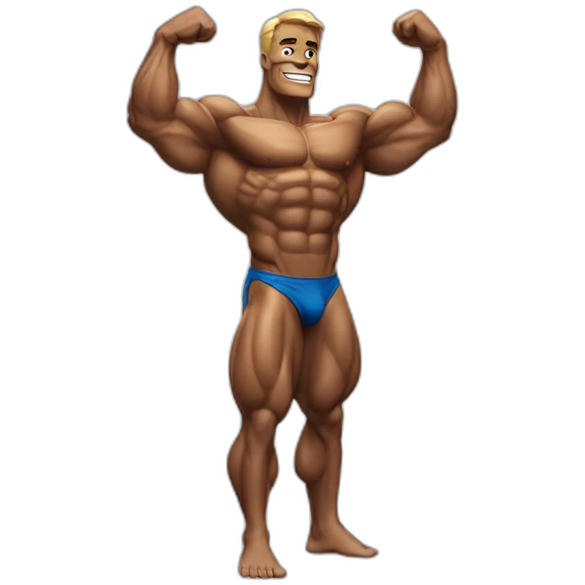 Mr Olympia posing emoji