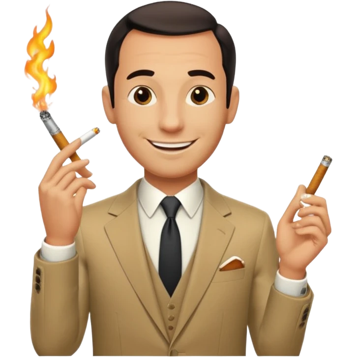 l'agent OSS 117 qui rigole. emoji