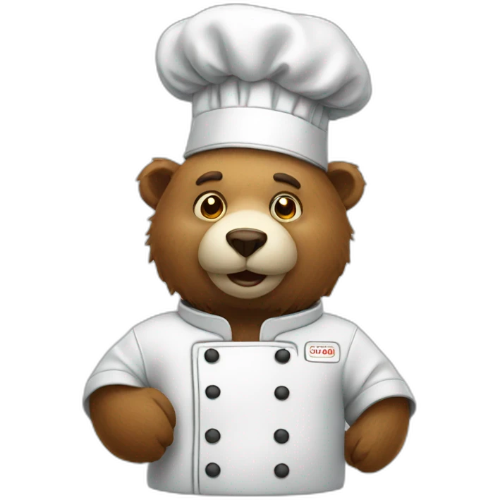 chef bear emoji