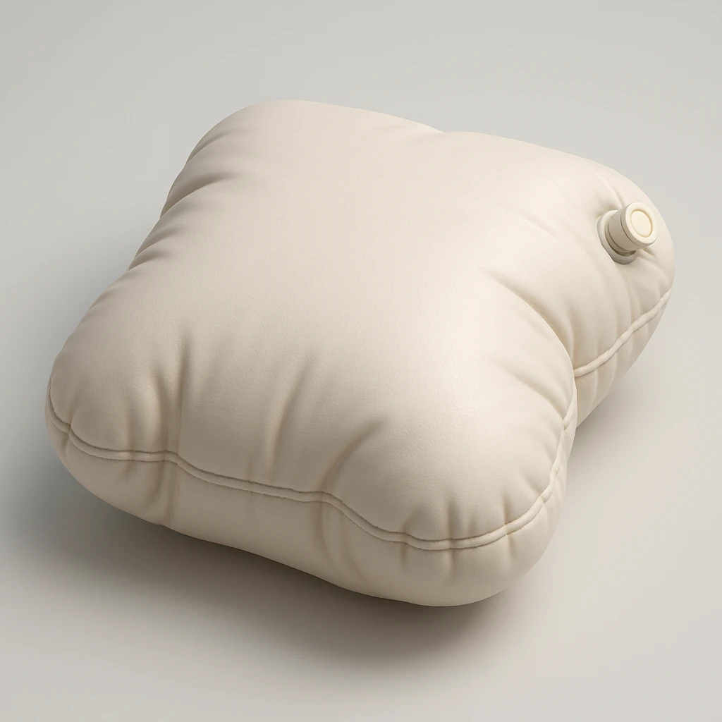 a soft pillow, simple and inviting, in a neutral color emoji