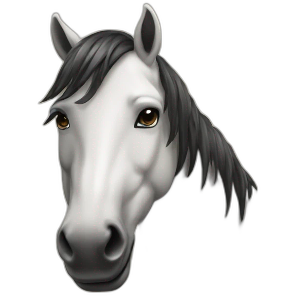Cheval qui aute emoji