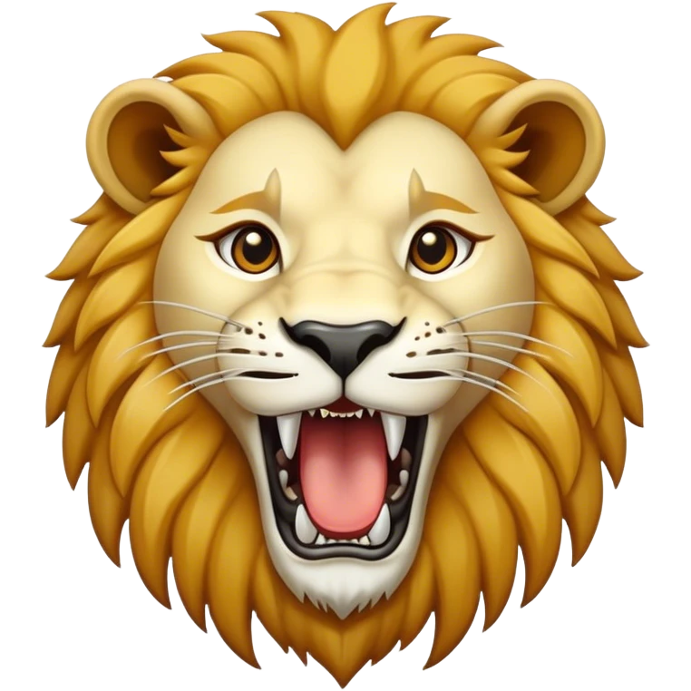 Lion tooth emoji