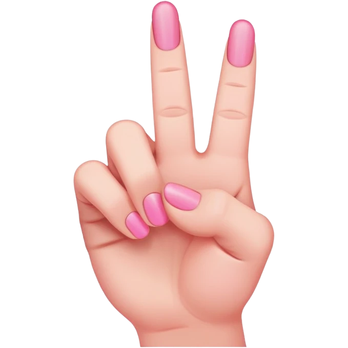 pink middle finger emoji