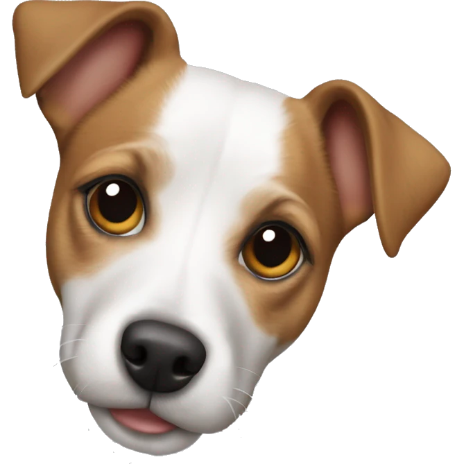 Jack Russell mixed with pit emoji