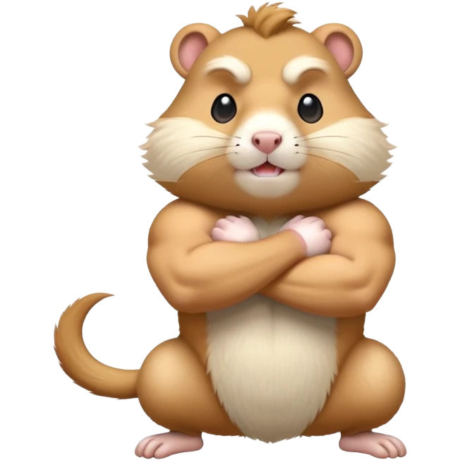 Muscle Hamster emoji