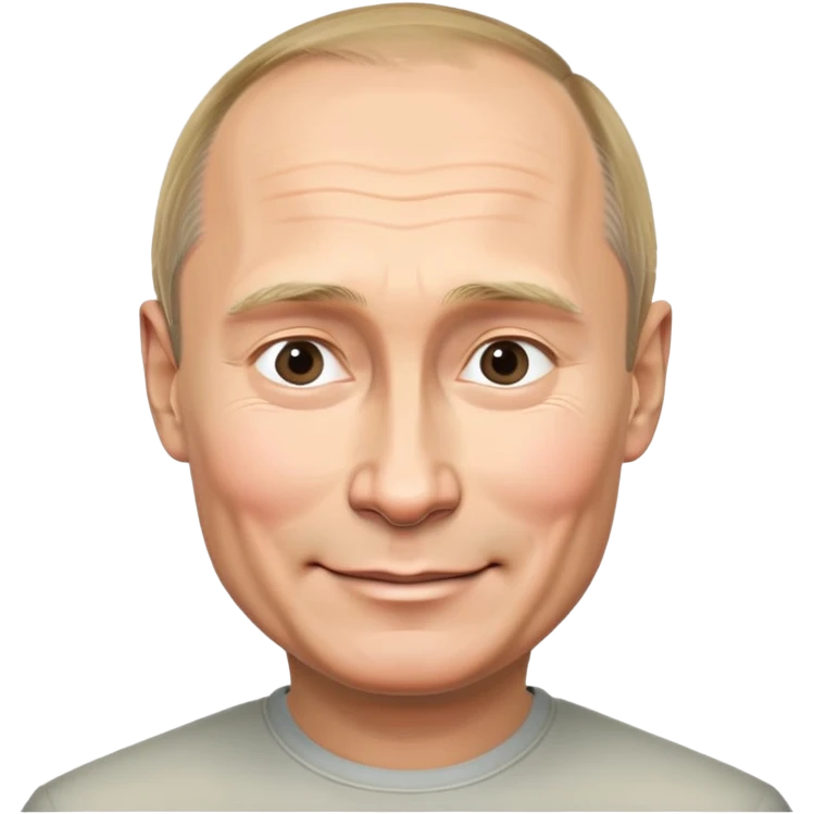 russian president Putin smiles slyly emoji