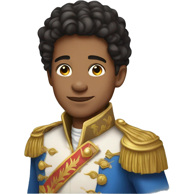 casual style boy portrait as Prince Charming  emoji