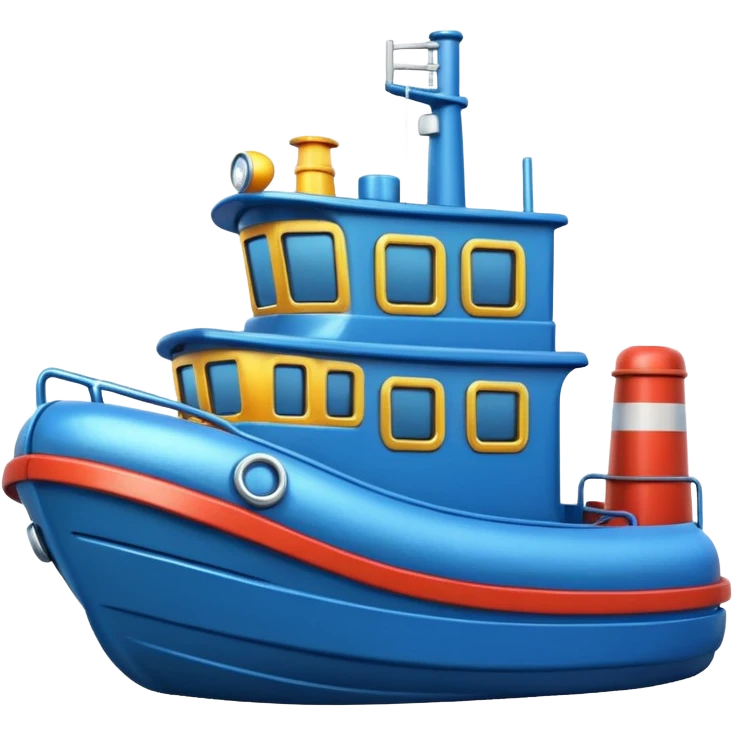 cute tugboat emoji emoji