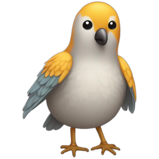 bird with pajamas emoji