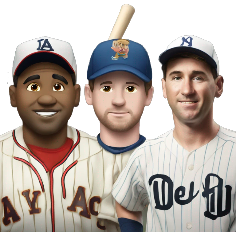 Next to Max next to Messi next to Babe Ruth next to Max emoji
