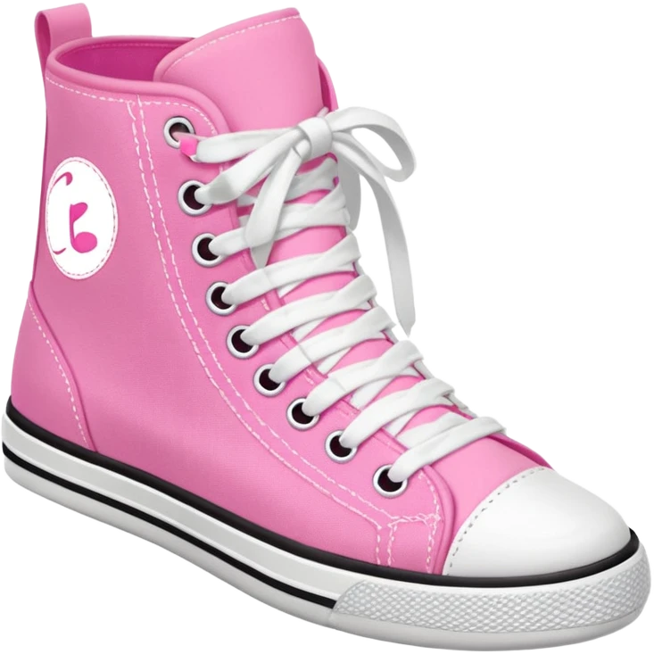 Barbie high top shoes emoji