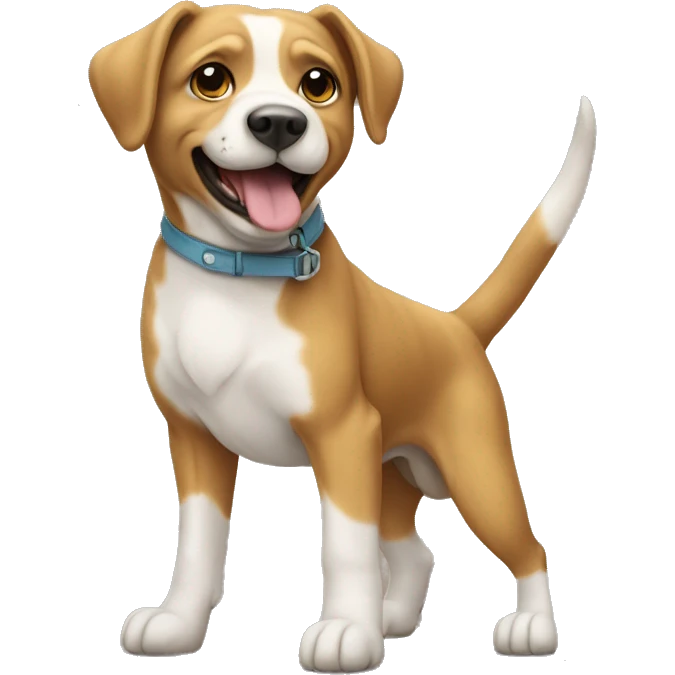 Perro en patin  emoji