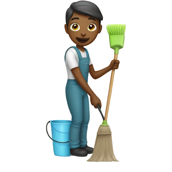 Cleaning emoji