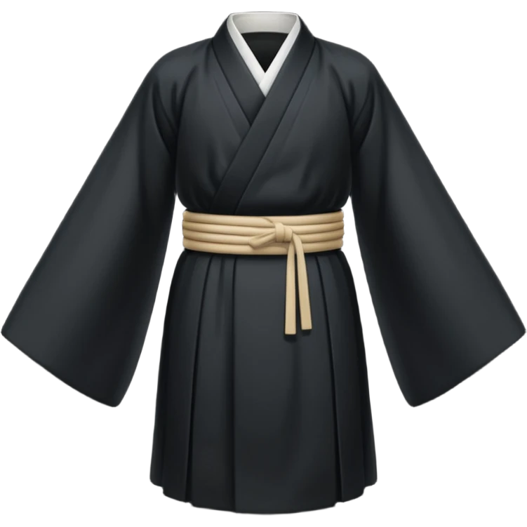 black shihakusho japanese emoji