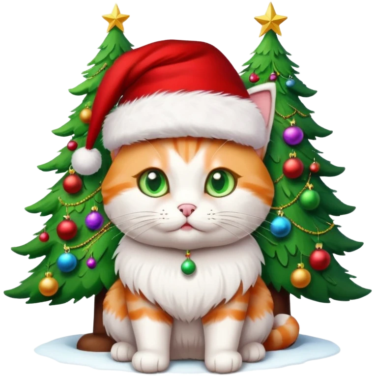 Cat Christmas Tree emoji