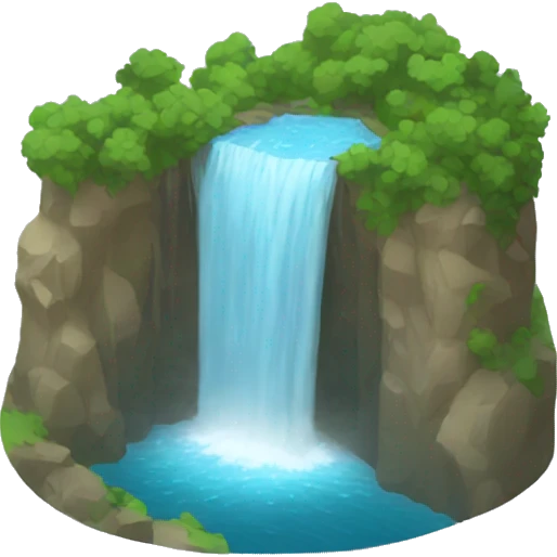 Waterfall emoji