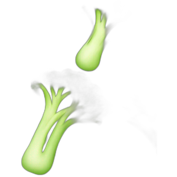 Brocolis heureux emoji