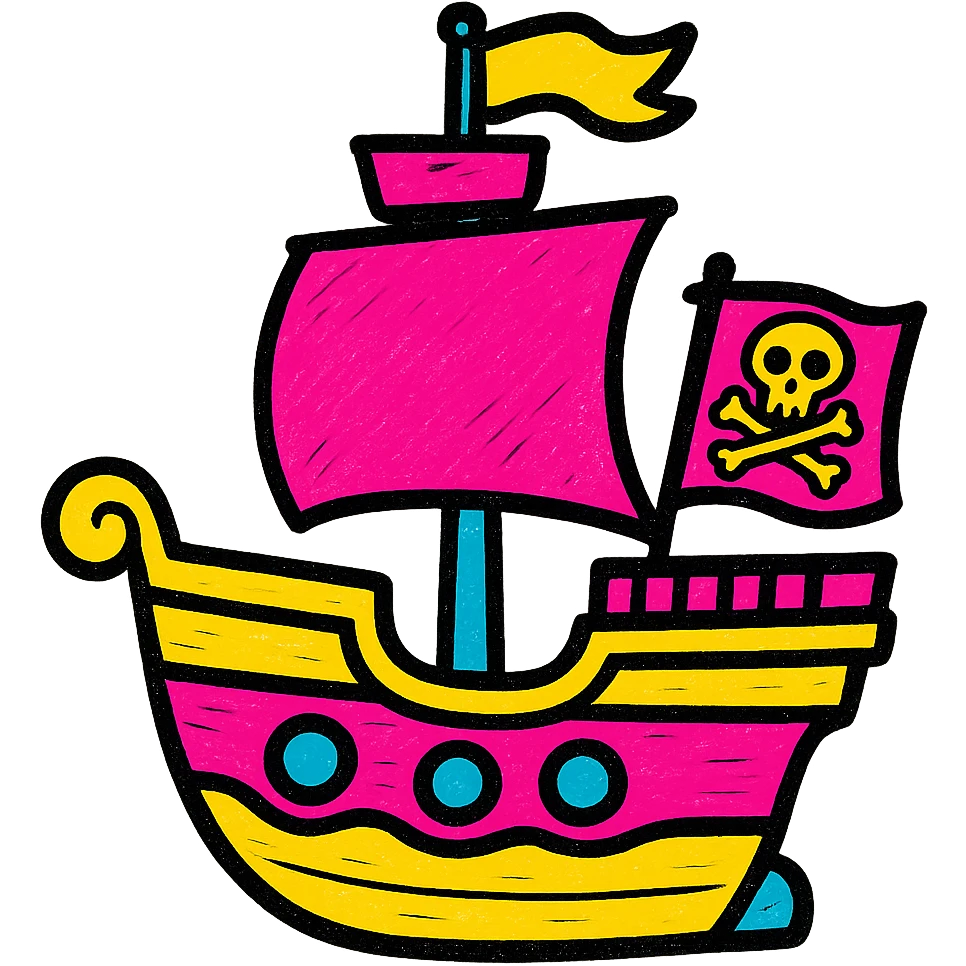 pirate ship emoji