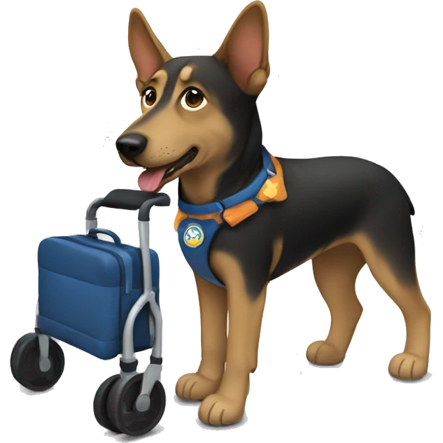 mobility service dog emoji