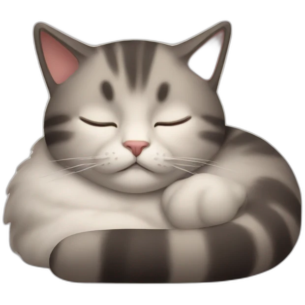 sleepy cat emoji