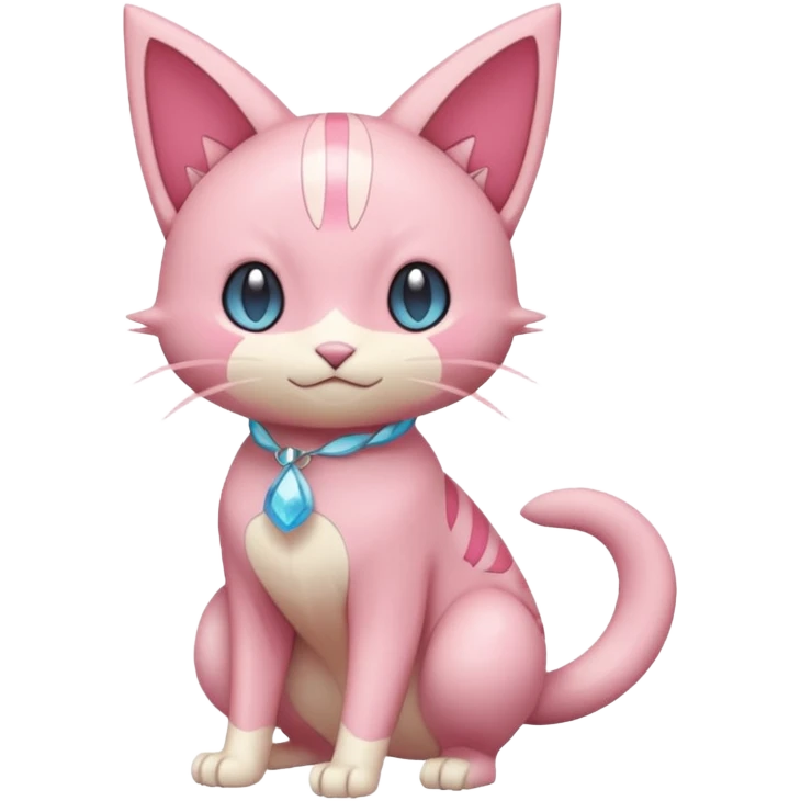 Amaura-Skitty-Pokémon (full body) emoji