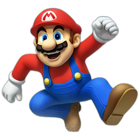 mario surfing emoji
