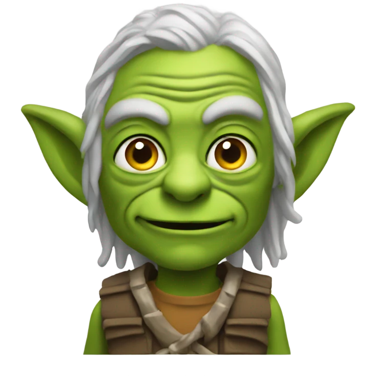 goblin building legos emoji