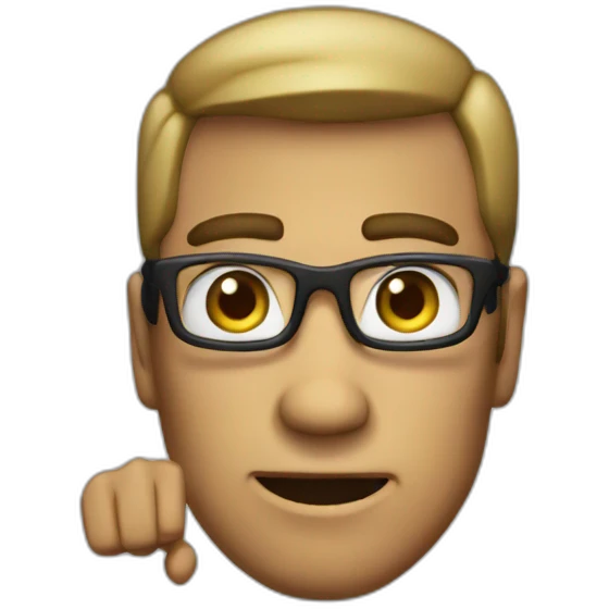 pointing at the viewer emoji