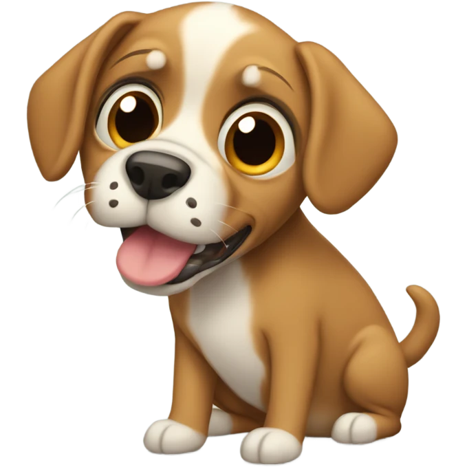 Perro en casa  emoji