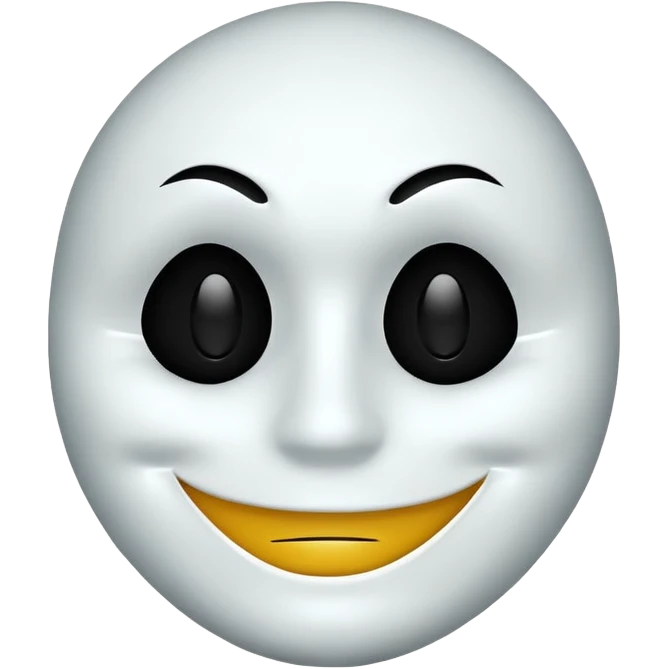 One smiley mask but under it is a sad face emoji