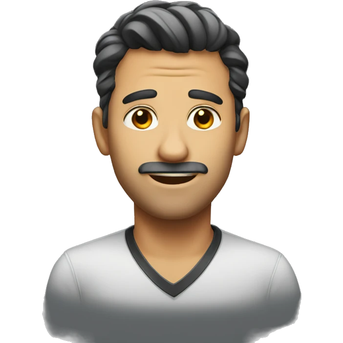 handsome yapping man emoji