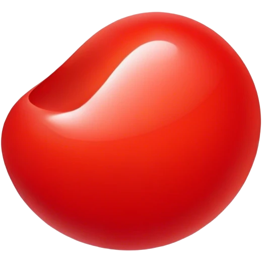 Red  emoji