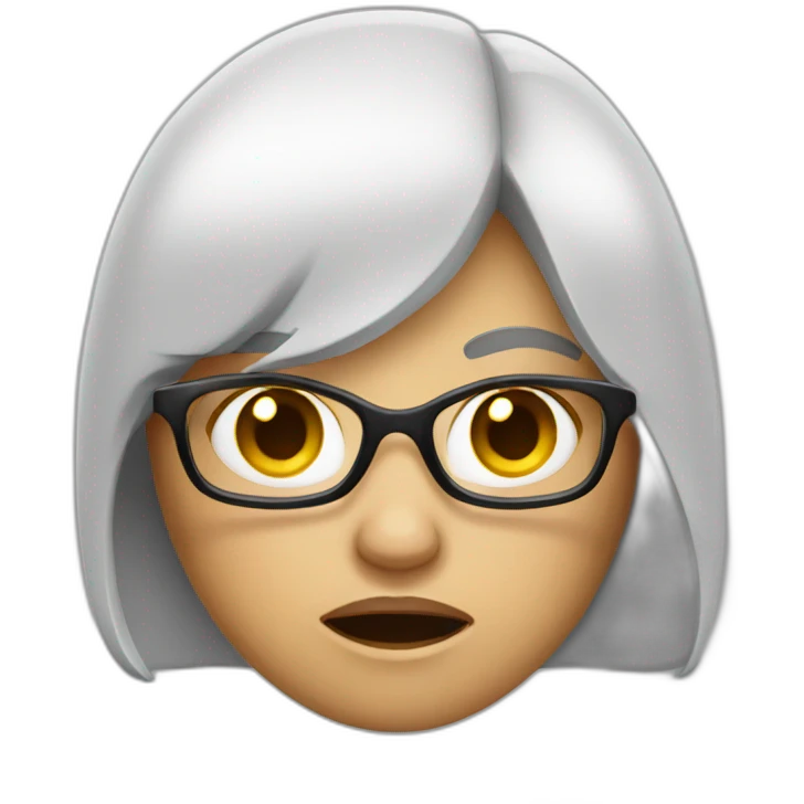 angry female accountant emoji