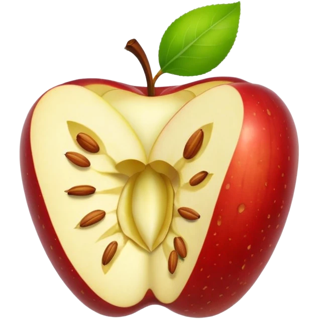 Apple core emoji