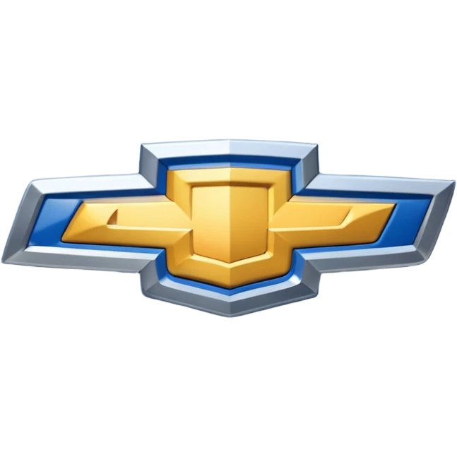 Logo de Chevrolet con líneas rectas emoji