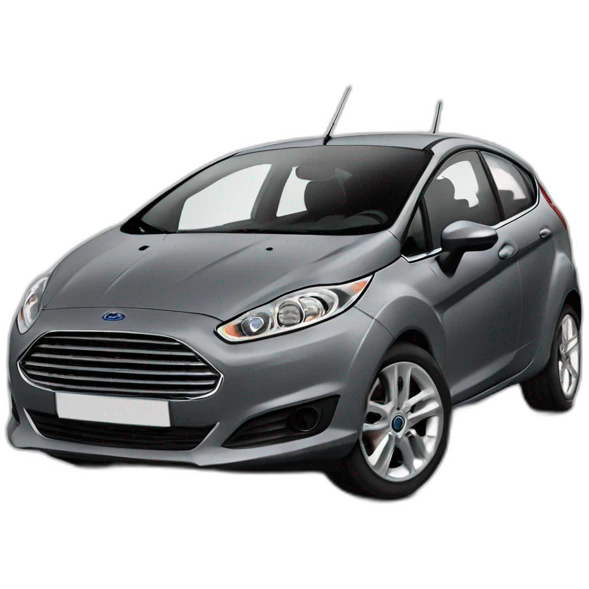 Ford fiesta gris anthracite  emoji