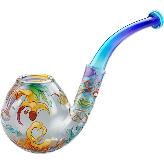 Glass pipe implement  emoji