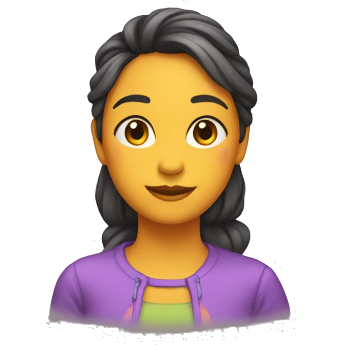 Chica arcoíris emoji