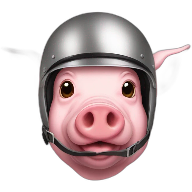 pig in helmet emoji