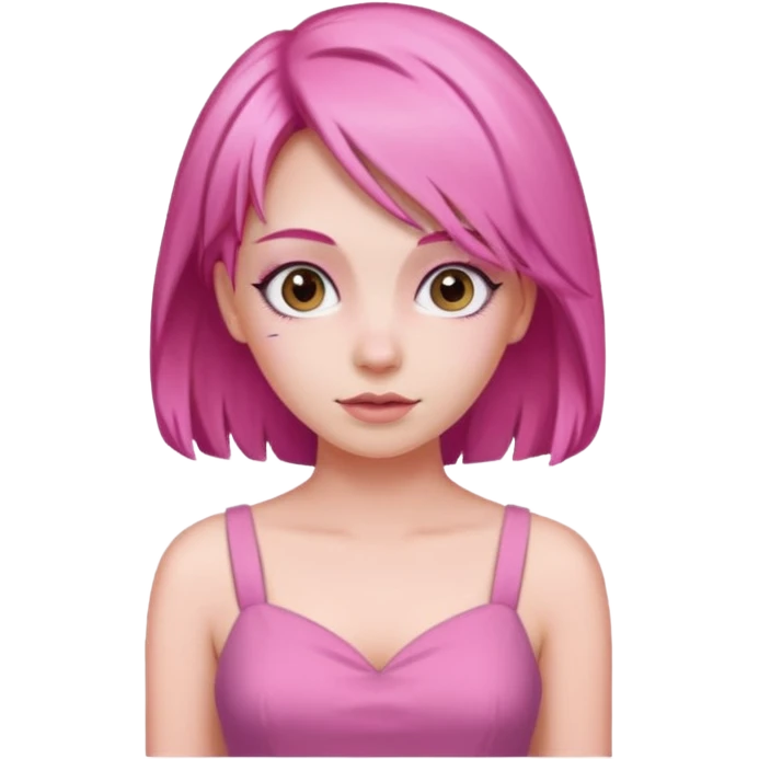 Pink Barbie  emoji