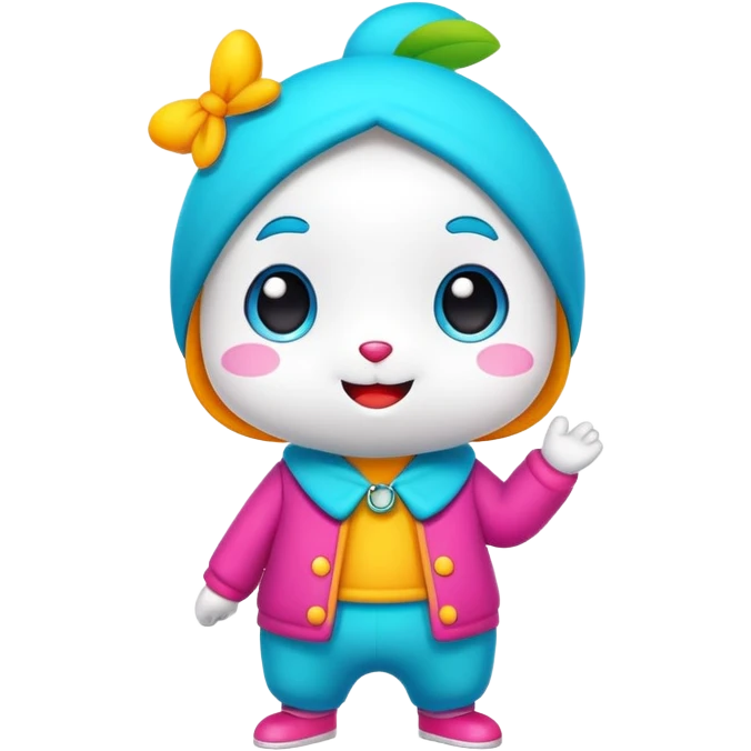 Sprunki character, cute and fun cartoon character emoji