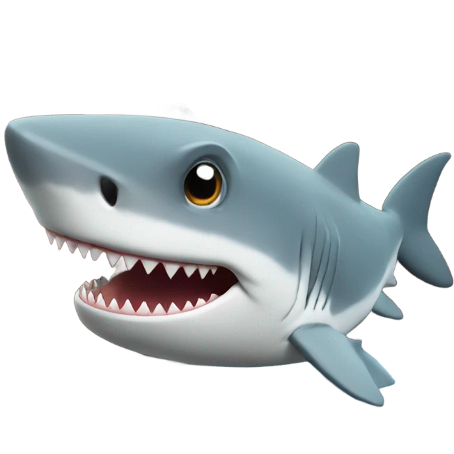 Shark in a car emoji