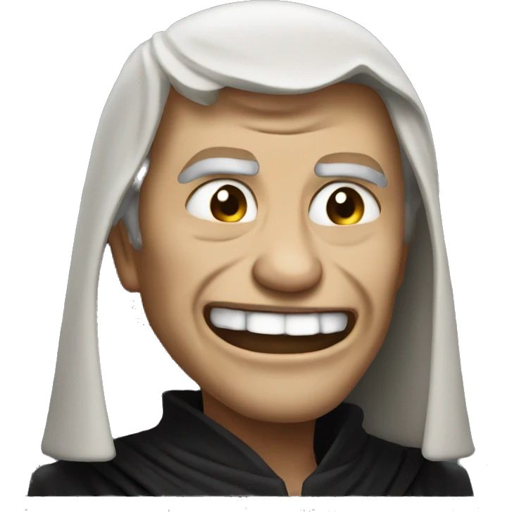 A Sith Lord laughing to tears emoji