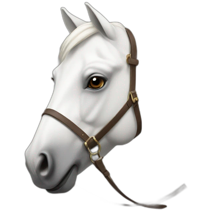 Cheval blanc emoji