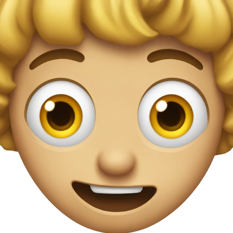 weirdly surprised face emoji