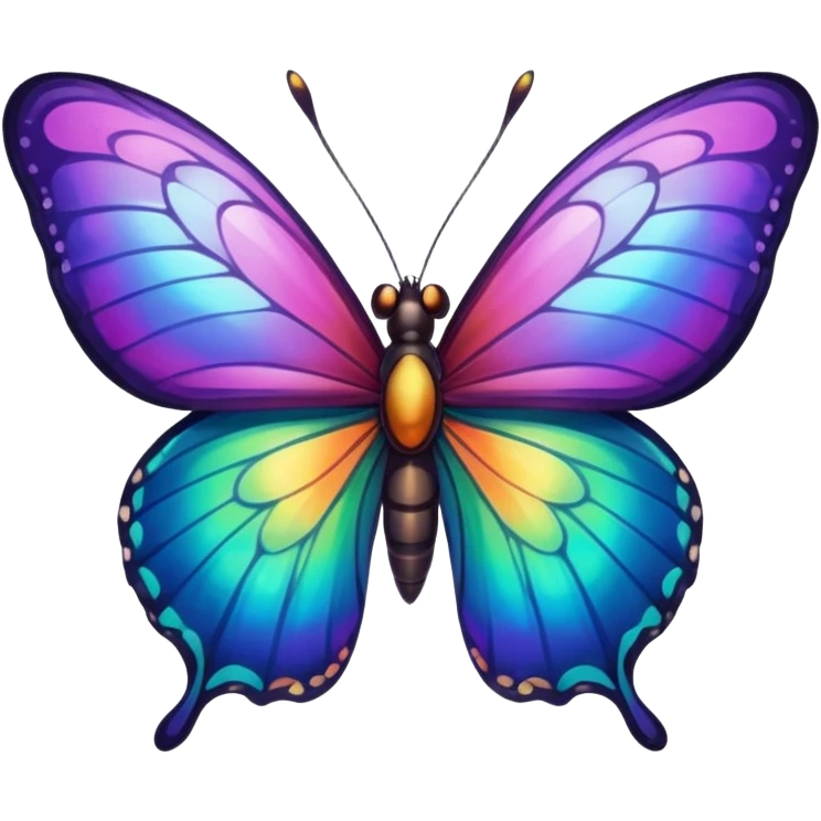 smiling butterfly emoji